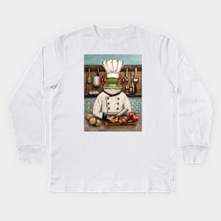 Frog Chef Kids Long Sleeve T-Shirt